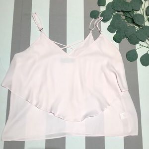 Like Mynded Pink Layered Camisole - Size M